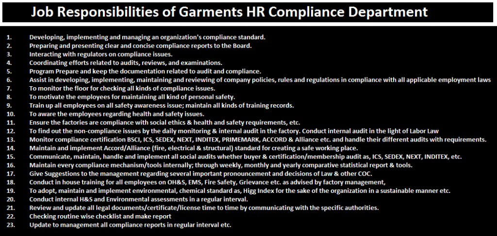 job-responsibilities-of-garments-hr-compliance-department-ordnur