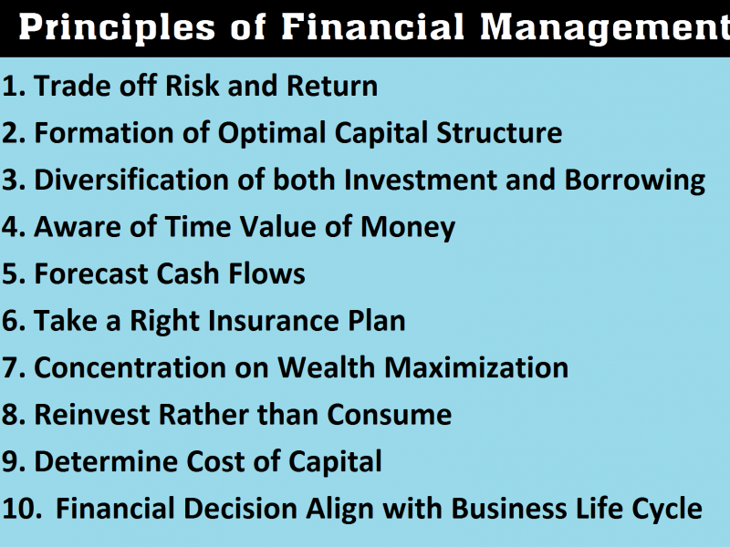 10 Principles of Financial Management