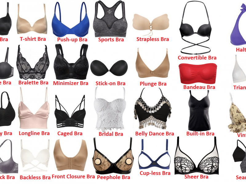 28 Different Types of Bra for Women