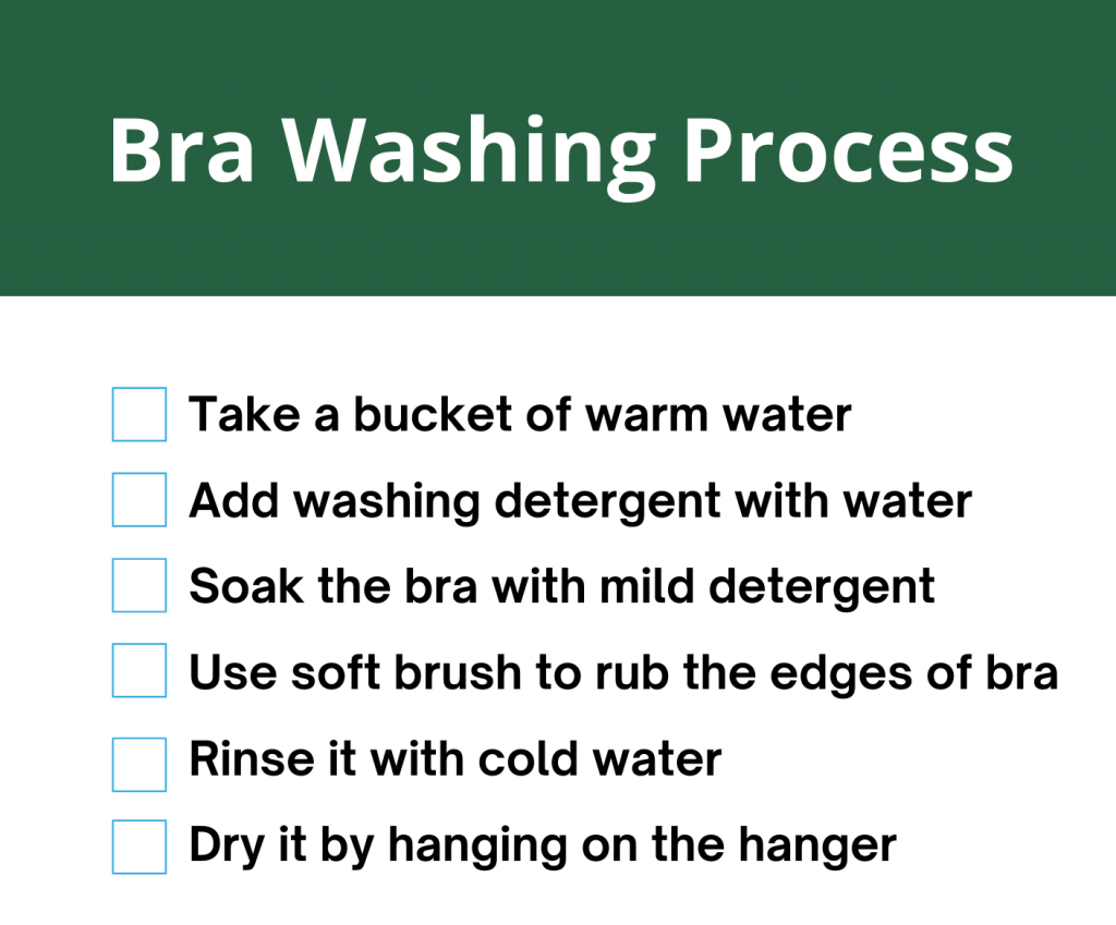 Bra Washing Process