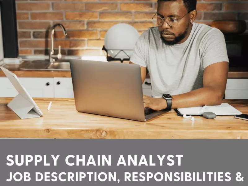 Job Description of Supply Chain Analyst