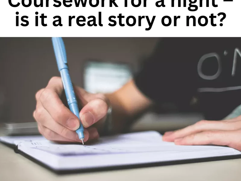 Writing Coursework in a Short Period