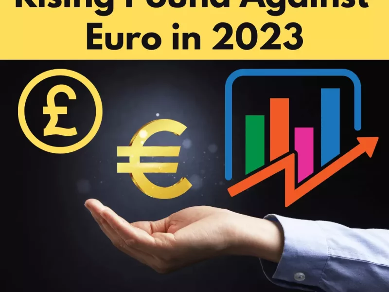 Rising pound against the euro in 2023