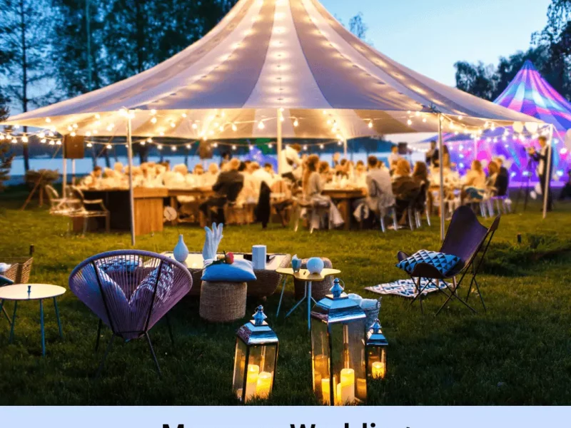 Top Tips For Decorating A Marquee Wedding