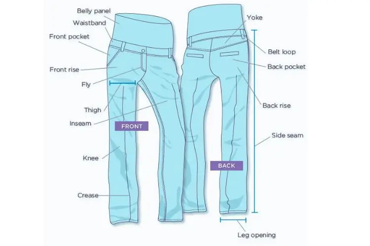 14 Different Parts of Formal Pant