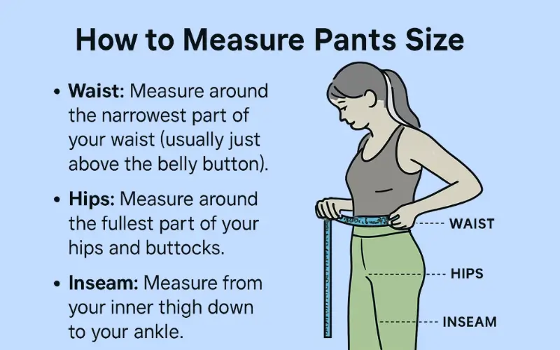 How to Measure Pants Size