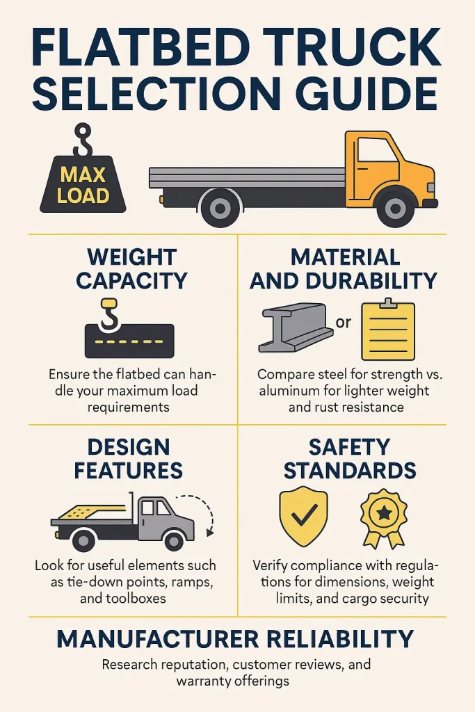 Top Considerations for Selecting the Perfect Flatbed What Every Truck Owner Should Know