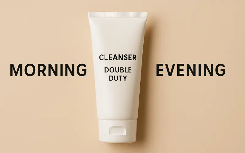 double-duty cleanser for women