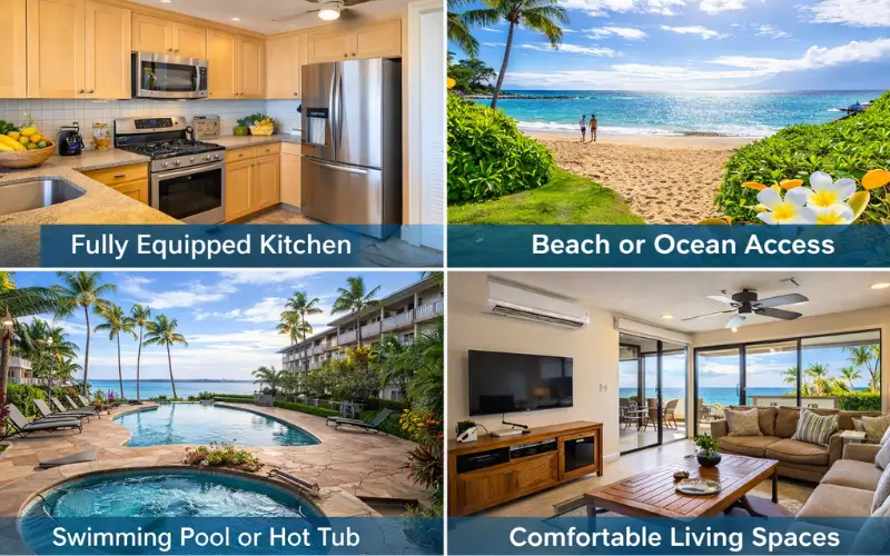 Top 4 Amenities to Look for in Napili Resort Vacation Rentals