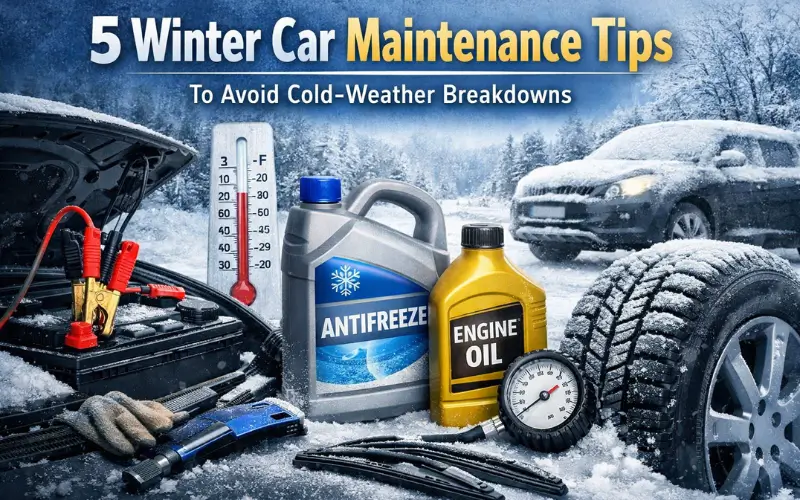 5 Winter Car Maintenance Tips to Avoid Cold-Weather Breakdowns