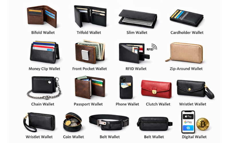 16 Different Styles of Wallet: Complete Guide to Wallet Types and Their Uses