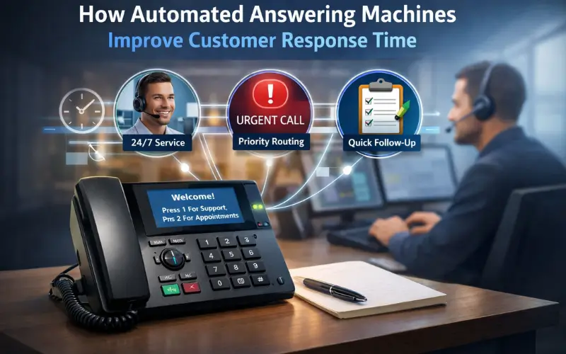 How Automated Answering Machines Improve Customer Response Times