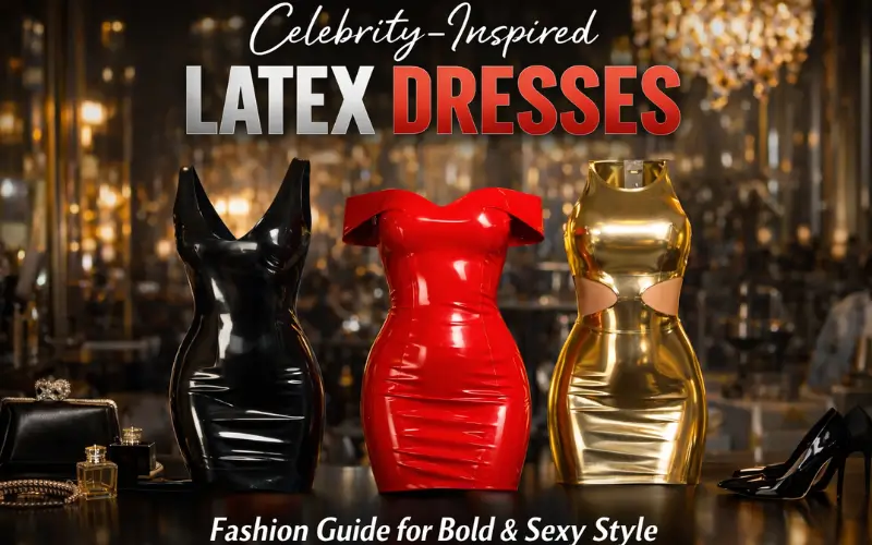 Celebrity-Inspired Latex Dresses for Stunning Style Goals
