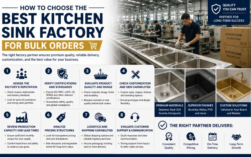 How to Choose the Best Kitchen Sink Factory for Bulk Orders