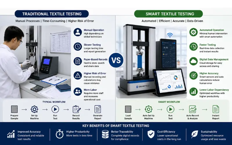 Smart Textile Testing vs Traditional Testing: What’s the Real Difference?