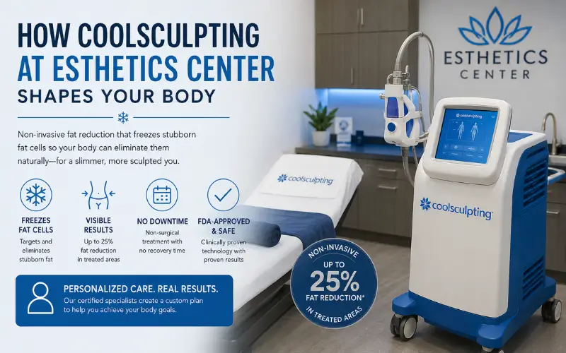 How Coolsculpting at Esthetics Center Shapes Your Body