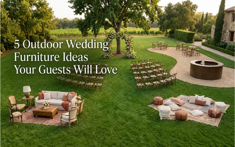 5 Outdoor Wedding Furniture Ideas Your Guests Will Love