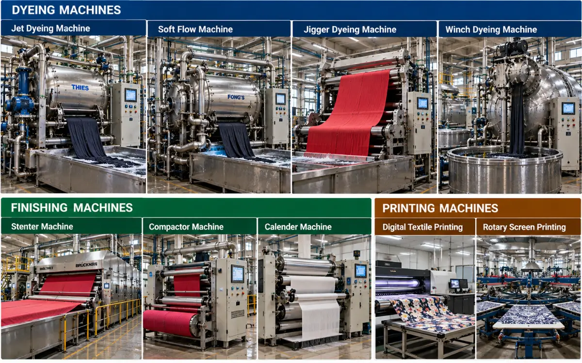 Dyeing and Finishing Machinery