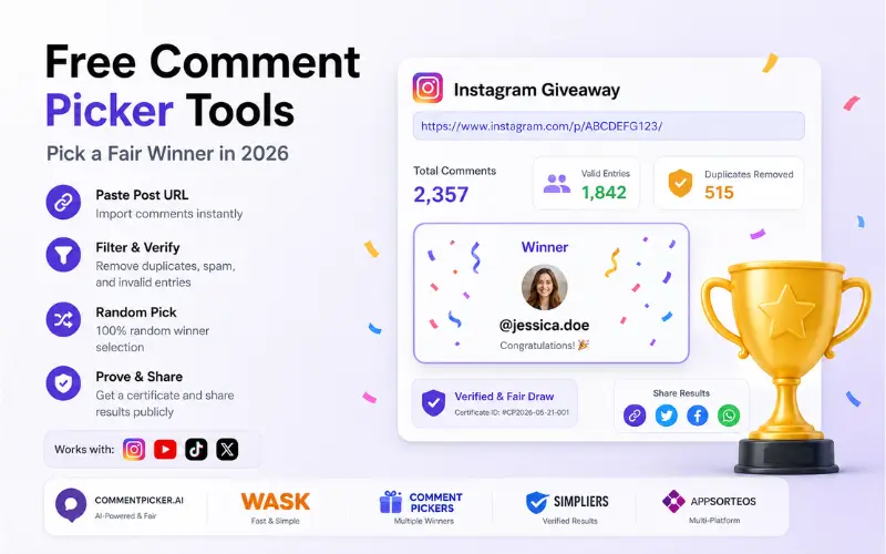 Free Comment Picker Tools: How to Pick a Fair Winner in 2026