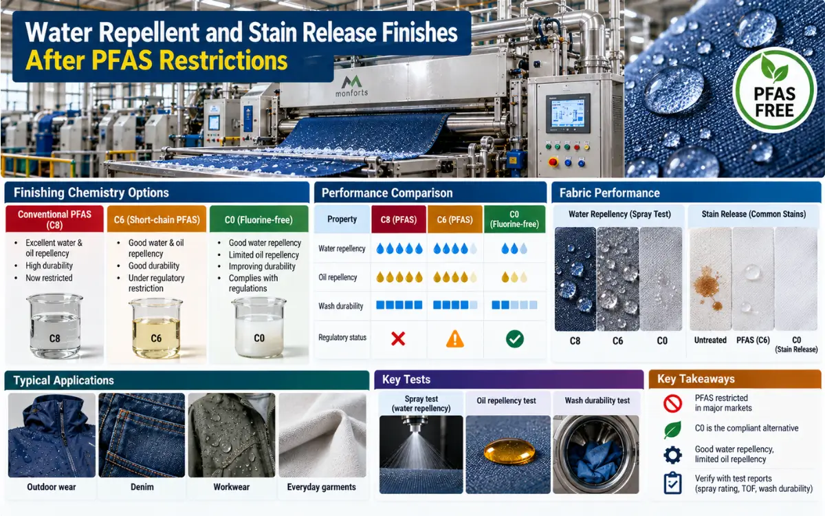 pfas free water repellent finish