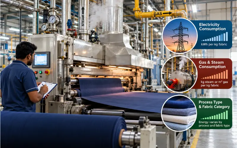 Energy Cost per Kg of Fabric