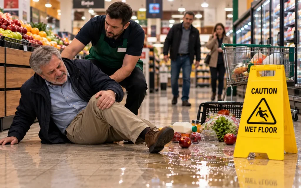 damages after a slip and fall accident