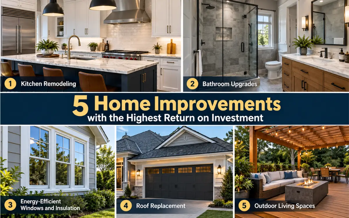 home improvements with the highest return on investment